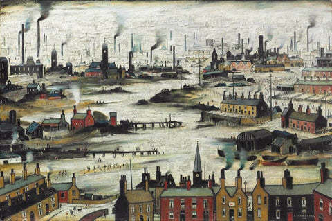 Industrial Landscape - Laurence Stephen Lowry RA by L S Lowry