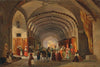 Inside The Bazaar - Ippolito Caffi - Orientalist Art Painting - Canvas Prints