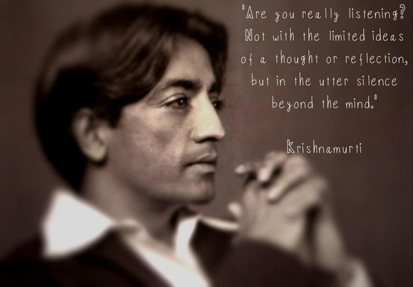 Inspirational Quote - Krishnamurthi - Life Size Posters