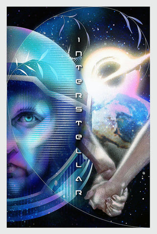 Intestellar - Tallenge Hollywood Sci-Fi Movie Art Poster by Tim