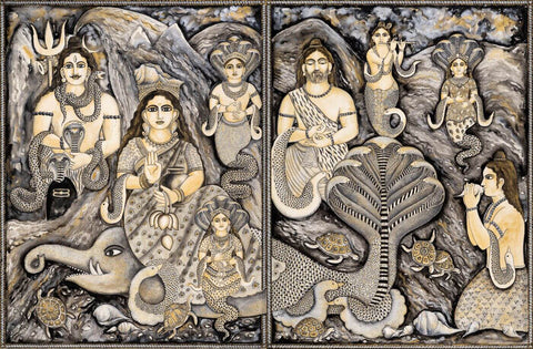 Invocation Abahon - Art Prints by Jayshri