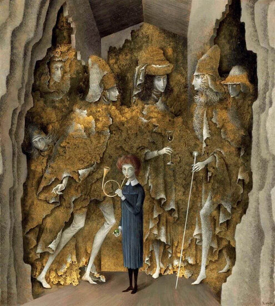 Invocation (Invocacion) - Remedios Varo - Surrealist Art Painting - Canvas Prints