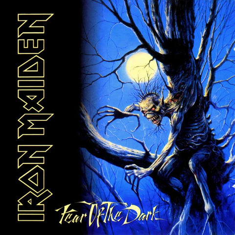 Iron Maiden - Fear Of The Dark - Heavy Metal Hard Rock Music Album Cover Art Poster - Art Prints by Music & Musicians Collection