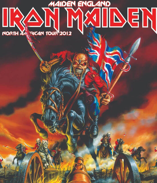 Iron Maiden - Maiden England 2012 Tour - Heavy Metal Music Concert Poster - Posters
