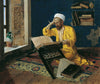 Islam Priest Reading  Koran - Osman Hamdi Bey - Orientalist Painting - Canvas Prints
