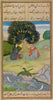 Islamic Miniature - An Illustrated and Illuminated Leaf from the Dvadasa Bhava ('Twelve Existences'), India, Mughal Art, Allahabad, 1600-05 - Canvas Prints