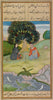 Islamic Miniature - An Illustrated and Illuminated Leaf from the Dvadasa Bhava ('Twelve Existences'), India, Mughal Art, Allahabad, 1600-05 - Framed Prints