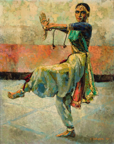 Untitled (Dancing Woman) by Ismail Gulgee