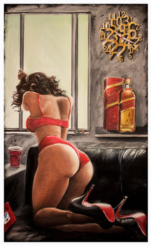 Red Label - Canvas Prints
