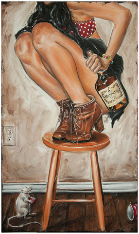 A Little Hennessy - Art Prints