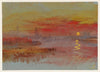 The Scarlet Sunset c.1830–40 - Canvas Prints