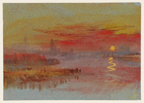 The Scarlet Sunset c.1830–40 - Art Prints