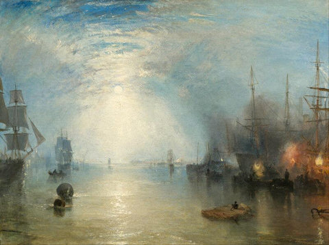 Keelmen Heaving In Coals By Moonlight - Large Art Prints