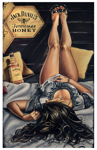 Jack Daniel's Lady - Art Prints