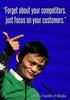 Jack Ma - Alibaba Founder - Forget about your competitors, just focus on your customers - Canvas Prints