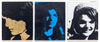 Jackie Kennedy Triptych - Andy Warhol - Pop Art Masterpiece - Life Size Posters