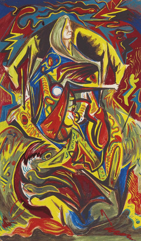 Composition With Woman, 1938 by Jackson Pollock