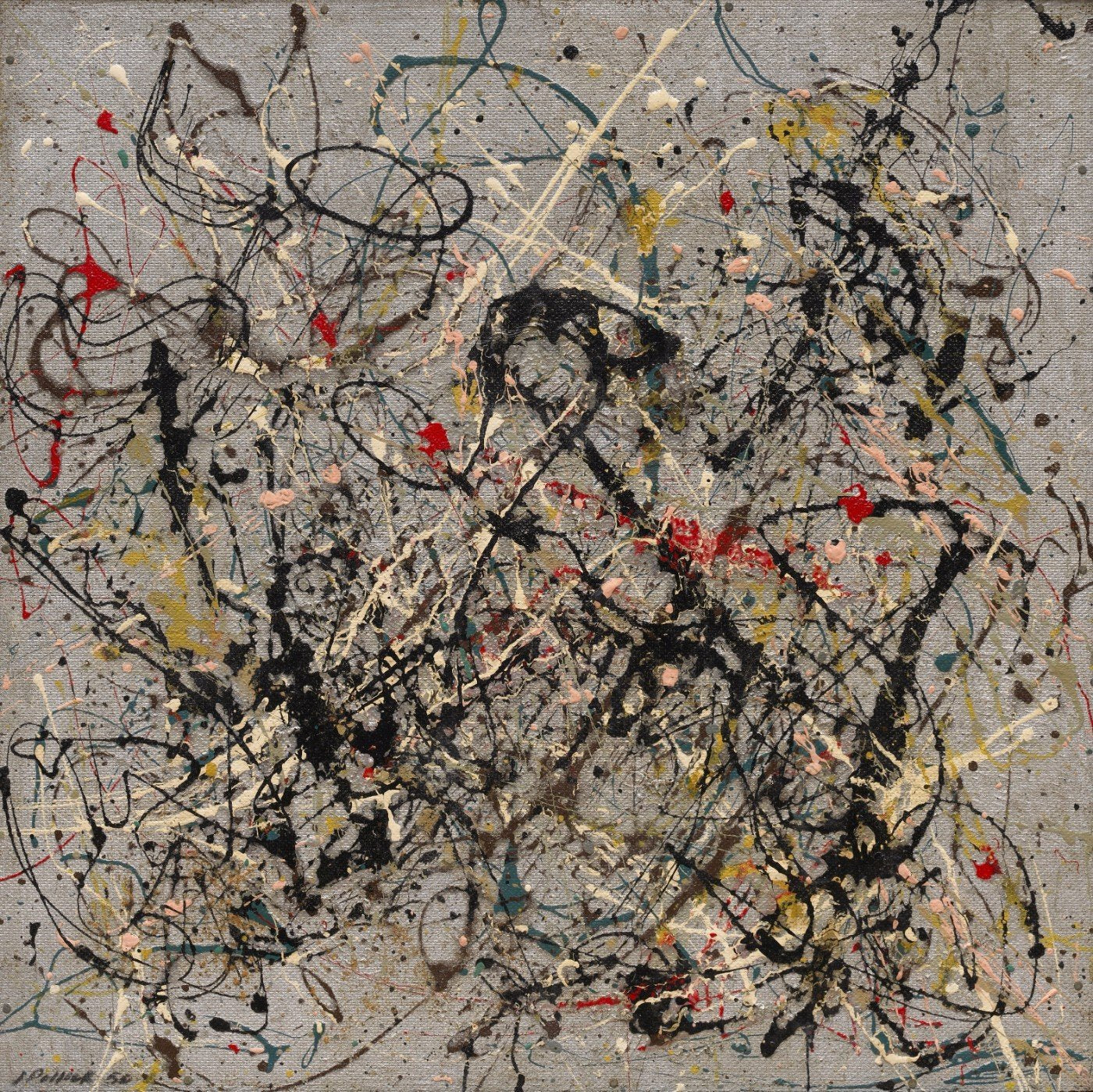 Jackson Pollock studio SP ムラジュン shantii Jackson Pollock - Number 18 - Large Art Prints by Jackson Pollock