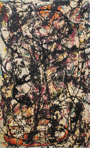Jackson Pollock - Shooting star (Estrella fugaz) 1947 - Life Size Posters by Jackson Pollock