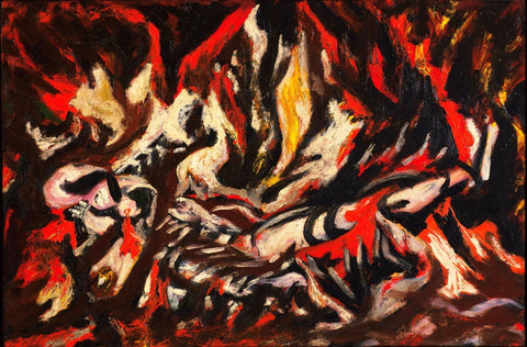 Jackson Pollock - The Flame - Large Art Prints by Jackson Pollock