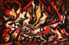 Jackson Pollock - The Flame - Canvas Prints