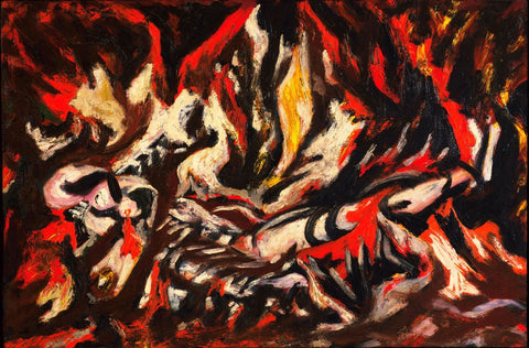 Jackson Pollock - The Flame by Jackson Pollock