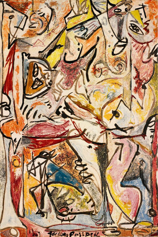 The Blue Uncon - Jackson Pollock - Posters