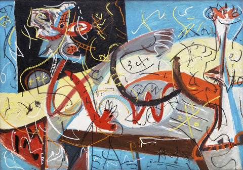 Stenographic Figure - Jackson Pollock - Posters