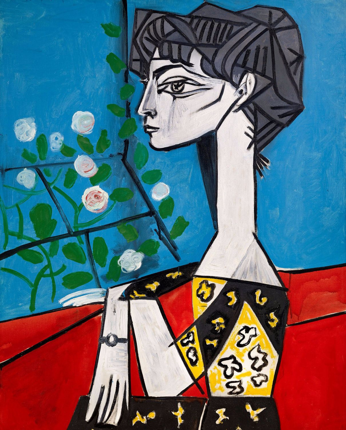 Pablo Picasso - Jacqueline Avec Des Fleurs - Jacqueline with