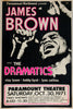 James Brown - Paramount Theatre 1971 - Vintage Music Concert Poster - Framed Prints