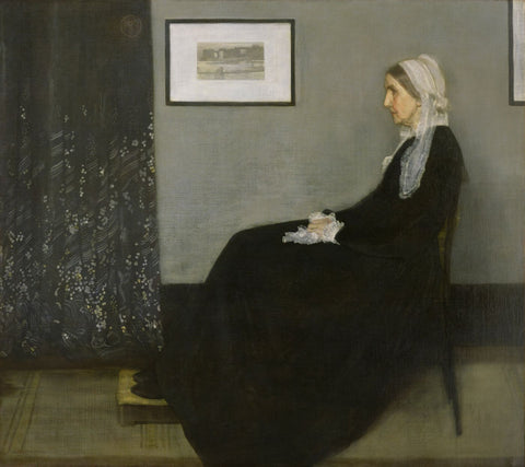 James Abbott McNeill Whistler - Whistlers Mother - Canvas Prints