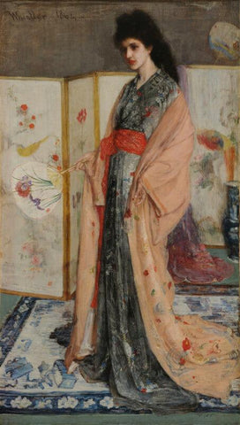 La Princesse Du Pays De La Porcelaine( The Princess from the Land of Porcelain ) - Large Art Prints by James Abbott McNeill Whistler