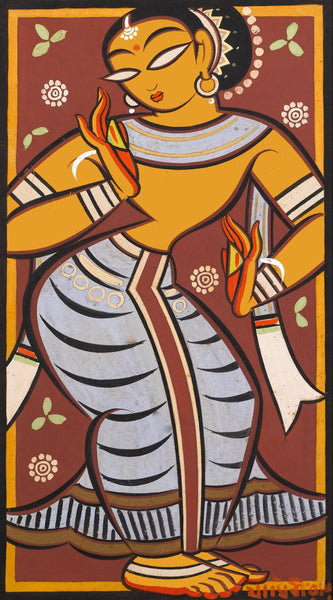 Jamini Roy - Dancing Gopini - Posters