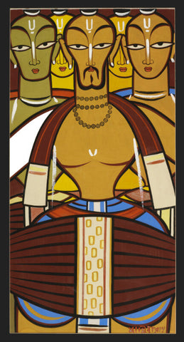 Drummers by Jamini Roy