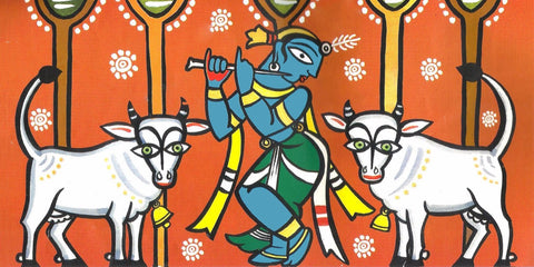 Jamini Roy - Krishna by Jamini Roy