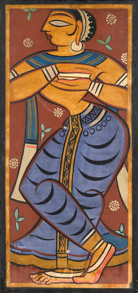 Jamini Roy - Gopini by Jamini Roy | Buy Posters, Frames, Canvas ...