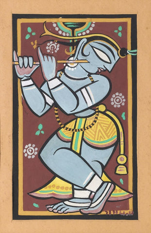 Jamini Roy - Krishna - Framed Prints