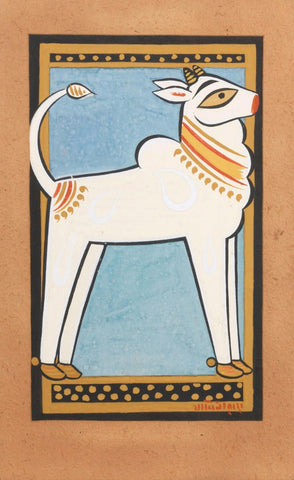 Cow by Jamini Roy