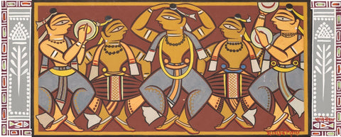 Jamini Roy - Collage - Canvas Prints