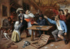 Fight card players - Jan Steen - Framed Prints