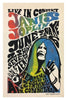 Janos Joplin - 1968 Concert Poster - Tallenge Vintage Rock Music Collection - Framed Prints