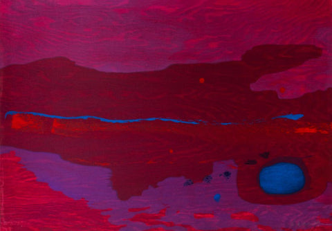 Japanese Maple - Helen Frankenthaler - Abstract Expressionism Painting by Helen Frankenthaler