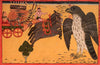 Jatayu Confronting Ravana To Save Sita - Indian Miniature Painting From Ramayana - Vintage Indian Art - Life Size Posters
