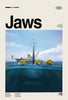 Jaws - Steven Spielberg - Hollywood Classic Action Movie Graphic Poster - Posters