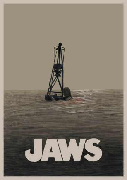 Jaws - Steven Spielberg - Hollywood Movie Art Poster 6 - Canvas Prints
