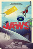 Jaws - Steven Spielberg - Hollywood Movie Art Poster 8 - Framed Prints