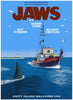 Jaws - Steven Spielberg - Hollywood Movie Art Poster - Framed Prints