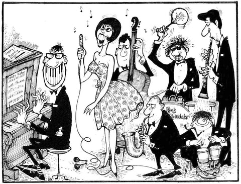 Jazz Band In Bombay by Mario