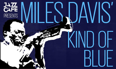 Jazz Legends - Miles Davis - Kind Of Blue Concert Flyer - Tallenge Music Collection - Large Art Prints by Bethany Morrison