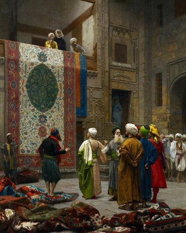 The Carpet Merchant, 1887 - Large Art Prints by Jean Leon Gerome